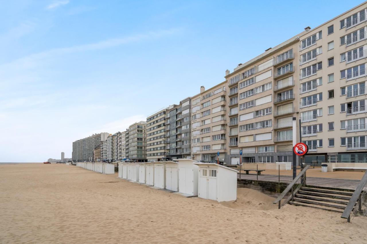 Zonnig Familie App Op Zeedijk Met Zeezicht Voor 6P Appartement Oostende Buitenkant foto